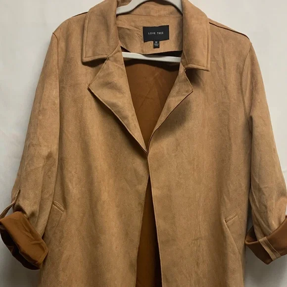 Love Tree Camel Brown Outerwear - Picture 2 of 8